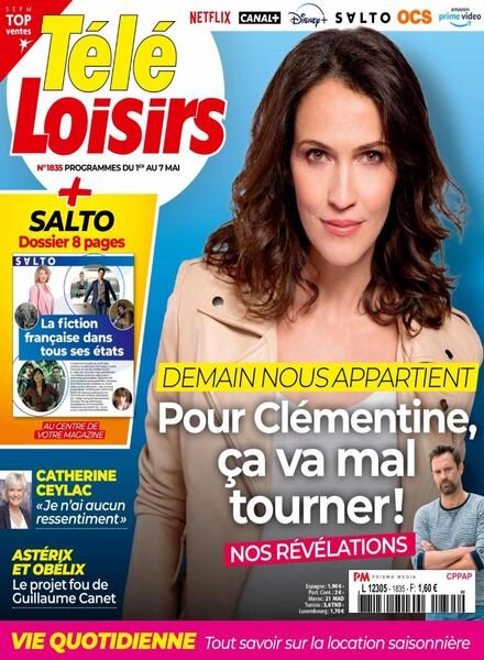 Tele Loisirs – 26 Avril 2021 Cover
