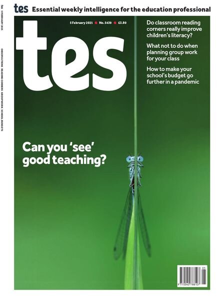TES Magazine – Issue 5439 – 5 February 2021 Cover
