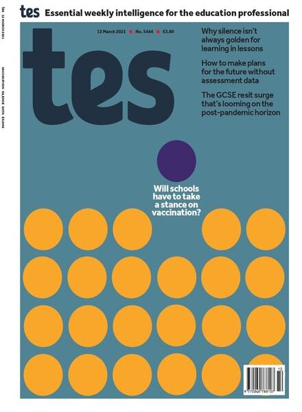 TES Magazine – Issue 5444 – 12 March 2021 Cover