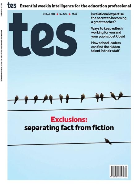 TES Magazine – Issue 5450 – 23 April 2021 Cover