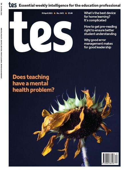TES Magazine – Issue 5451 – 30 April 2021 Cover