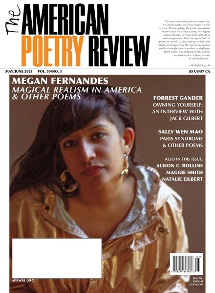 The American Poetry Review – May-June 2021 Cover