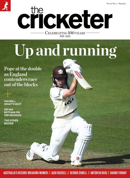 The Cricketer Magazine – May 2021 Cover