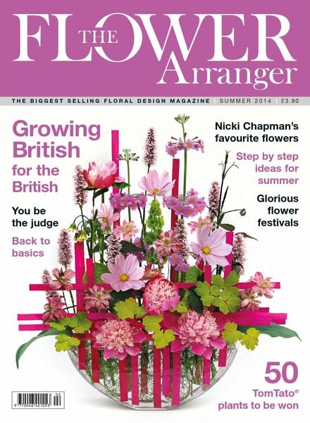 The Flower Arranger – Summer 2014 Cover