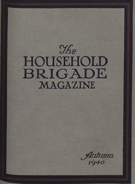 The Guards Magazine – Autumn 1940 Cover