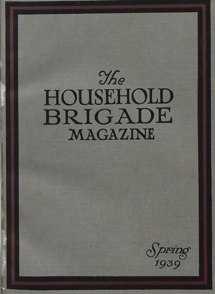 The Guards Magazine – Spring 1939 Cover
