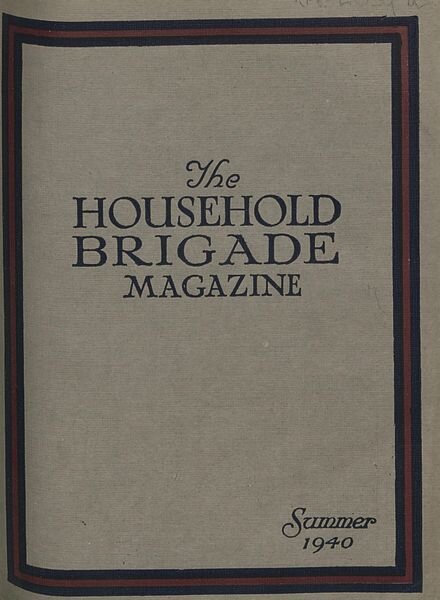 The Guards Magazine – Summer 1940 Cover