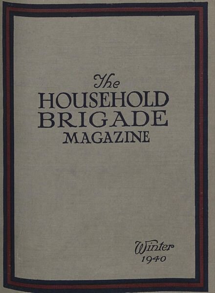 The Guards Magazine – Winter 1940 Cover