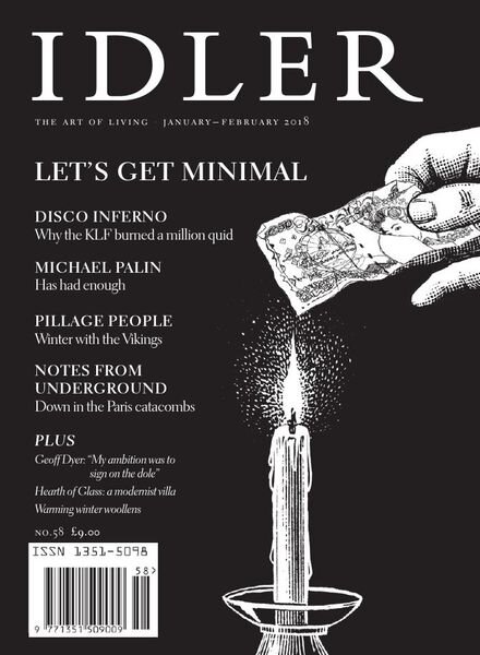 The Idler Magazine – Issue 58 – January-February 2018 Cover