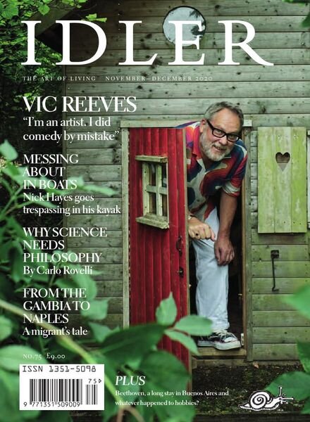 The Idler Magazine – Issue 75 – November-December 2020 Cover