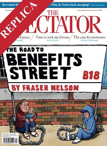 The Spectator – 18 January 2014 Cover