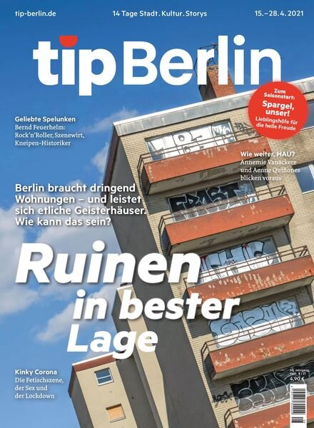 tip Berlin – 14 April 2021 Cover