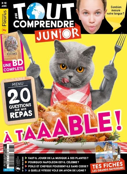 Tout Comprendre Junior – Mai 2021 Cover