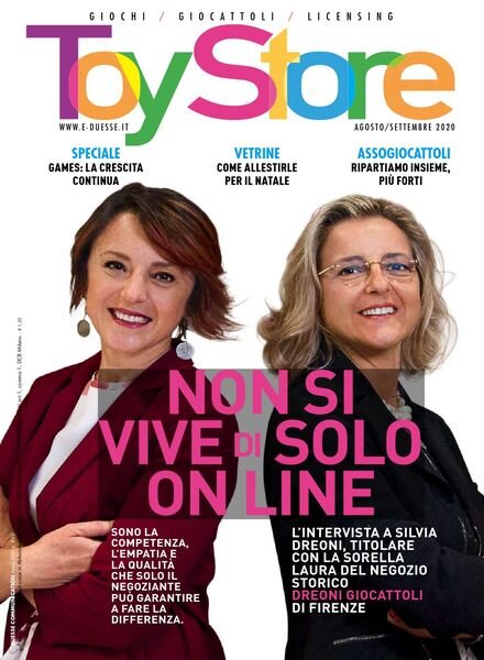 Toy Store – Agosto-Settembre 2020 Cover