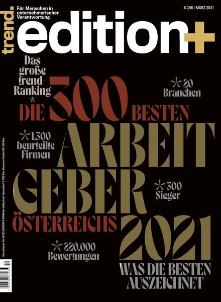 trend Edition – Januar 2021 Cover