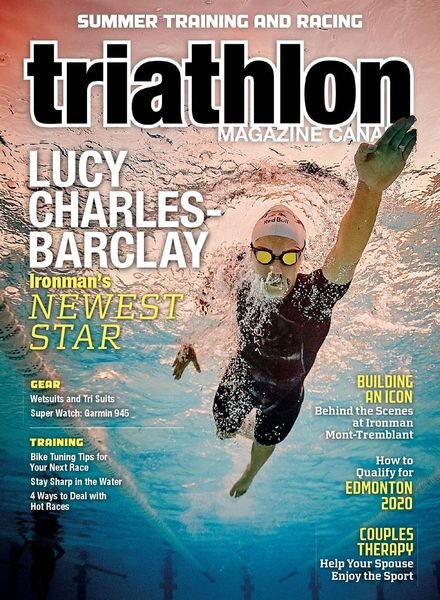 Triathlon Magazine Canada – Volume 14 Issue 4 – July-August 2019 Cover