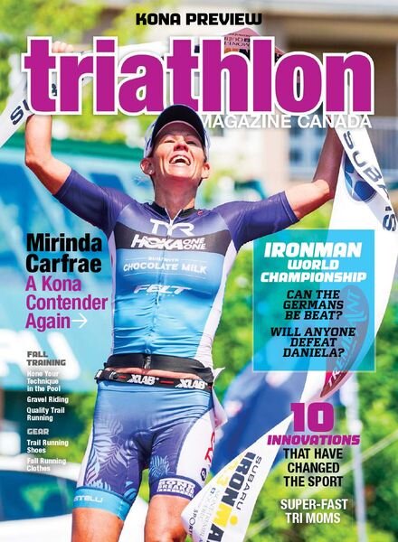 Triathlon Magazine Canada – Volume 14 Issue 5 – September-October 2019 Cover