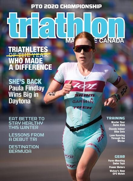 Triathlon Magazine Canada – Volume 16 Issue 1 – January-February 2021 Cover