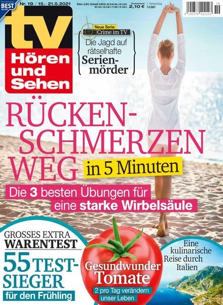 TV HOren und Sehen – 07 Mai 2021 Cover