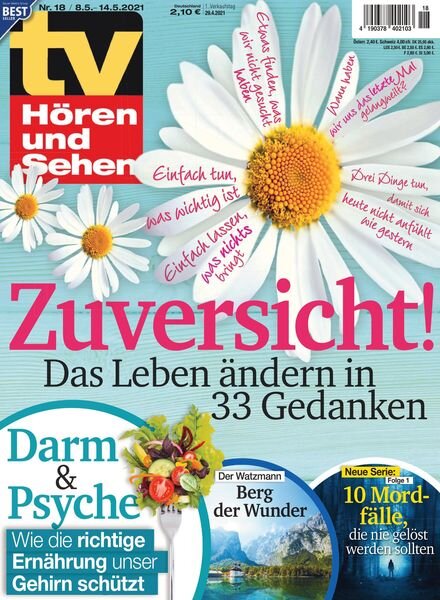 TV HOren und Sehen – 29 April 2021 Cover
