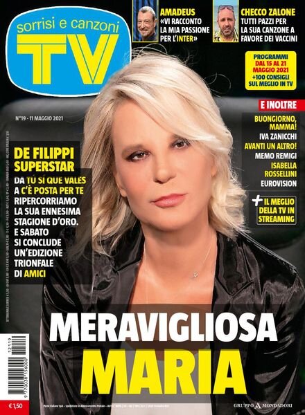 TV Sorrisi e Canzoni – 11 Maggio 2021 Cover
