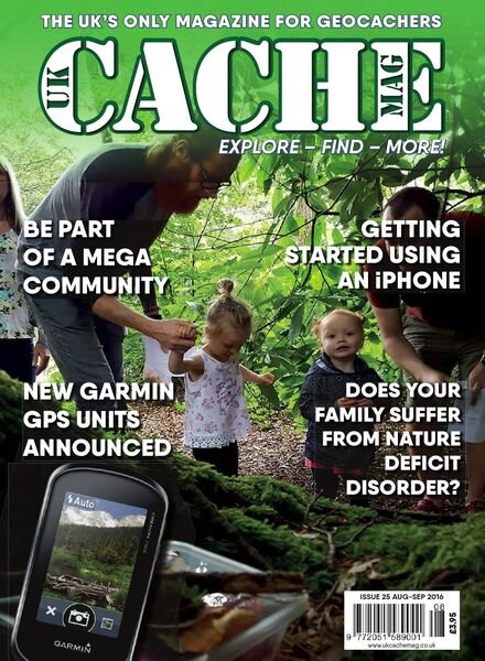 UK Cache Mag – Issue 25 – August-September 2016 Cover
