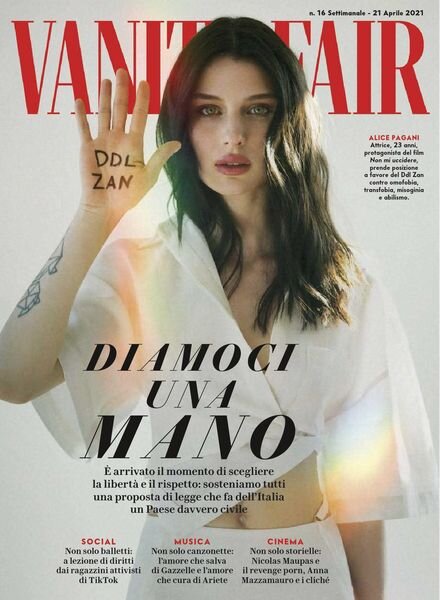 Vanity Fair Italia – 21 aprile 2021 Cover