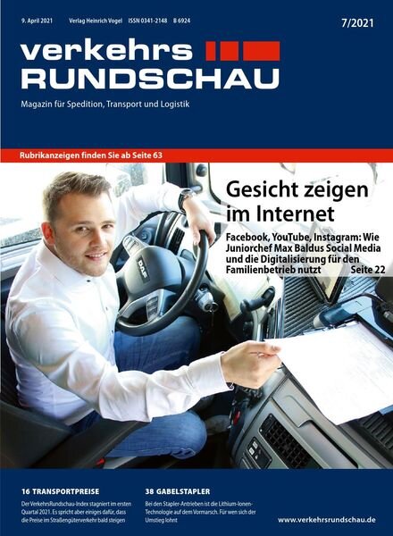 VerkehrsRundschau – 01 April 2021 Cover