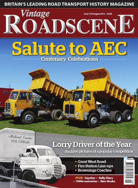 Vintage Roadscene – Issue 153 – August 2012 Cover