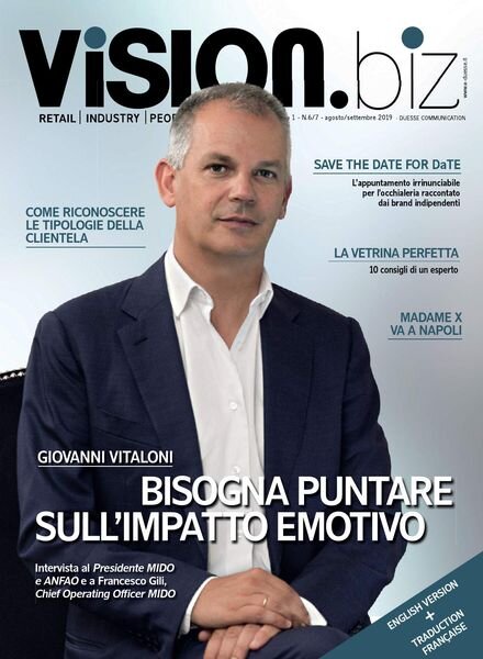 Vision.biz – Agosto-Settembre 2019 Cover