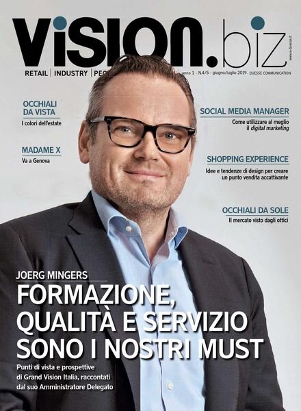 Vision.biz – Giugno-Luglio 2019 Cover