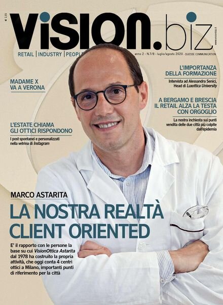 Vision.biz – Luglio-Agosto 2020 Cover