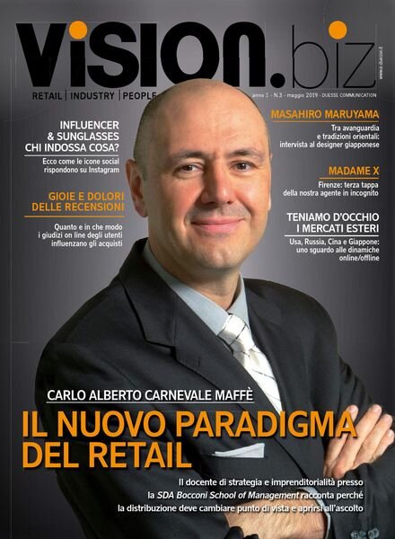 Vision.biz – Maggio 2019 Cover