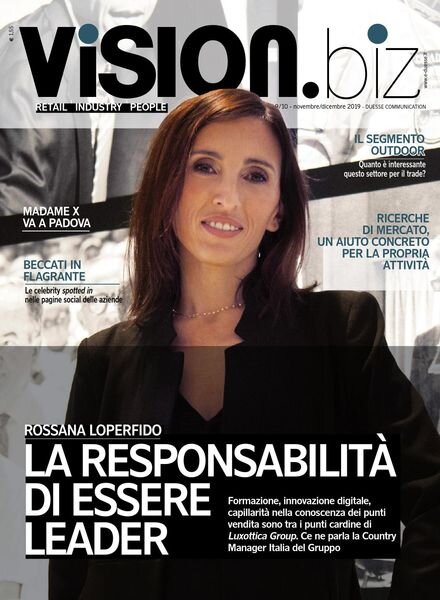 Vision.biz – Novembre-Dicembre 2019 Cover