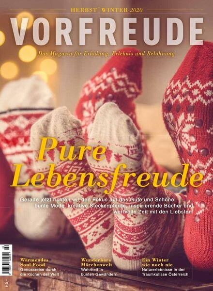 VORFREUDE – November 2020 Cover