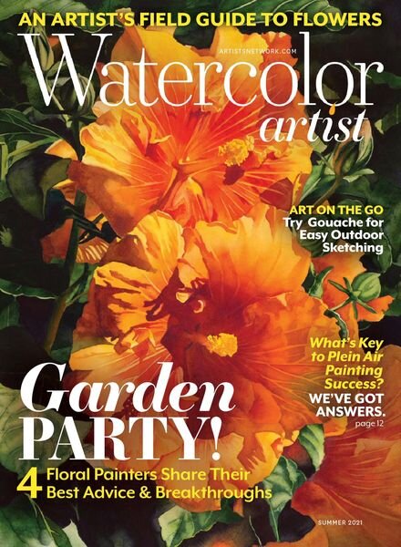 Watercolor Artist – April 2021 Cover