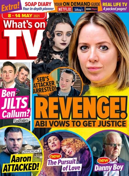 What’s on TV – 08 May 2021 Cover