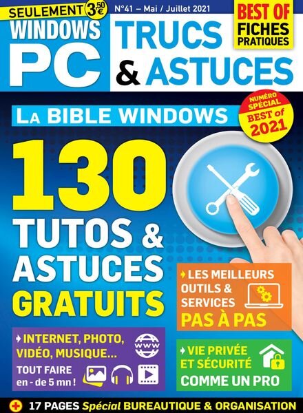 Windows PC Trucs et Astuces – Mai-Juillet 2021 Cover