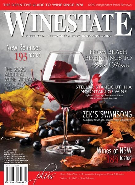 Winestate Magazine – May 2021 Cover