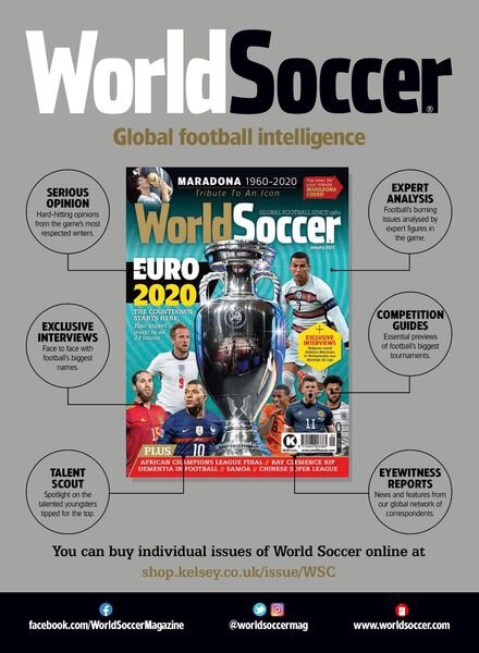World Soccer Presents – 12 February 2021 Cover