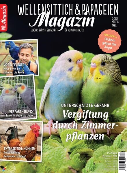 WP-Magazin Wellensittich & Papageien – April 2021 Cover