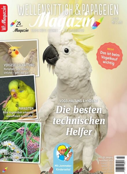 WP-Magazin Wellensittich & Papageien – Juni 2019 Cover