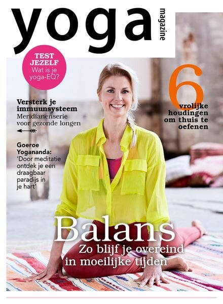 Yoga Magazine Nederland – juni 2020 Cover