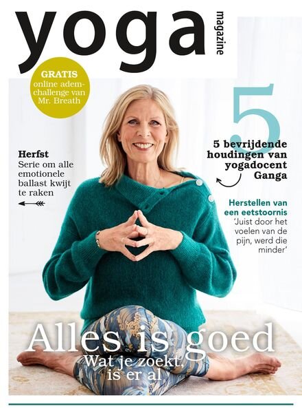 Yoga Magazine Nederland – november 2019 Cover