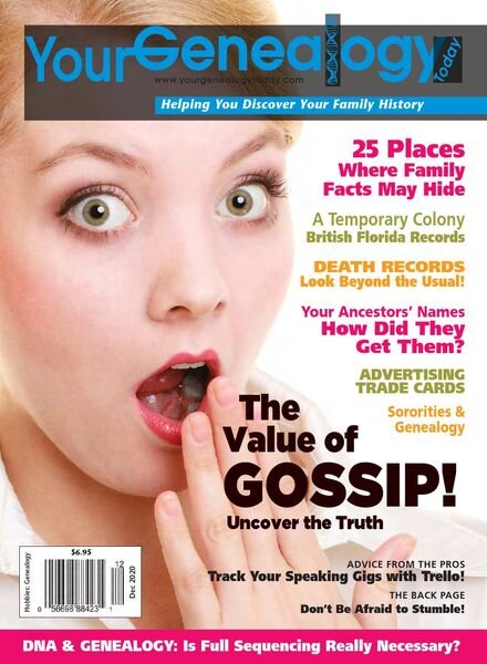 Your Genealogy Today – November-December 2020 Cover
