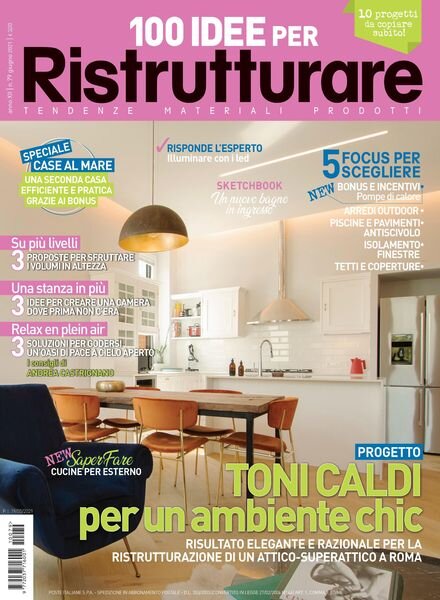 100 Idee per Ristrutturare – giugno 2021 Cover