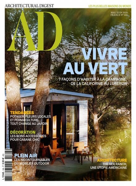 AD Architectural Digest France – mai-juin 2021 Cover