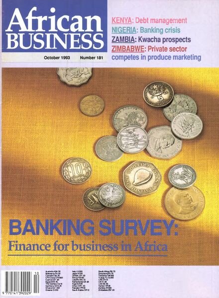 African Business English Edition – October 1993 Cover