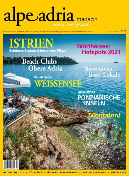 Alpe Adria – Mai 2021 Cover