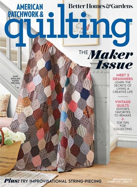 American Patchwork & Quilting – August 2021 Cover